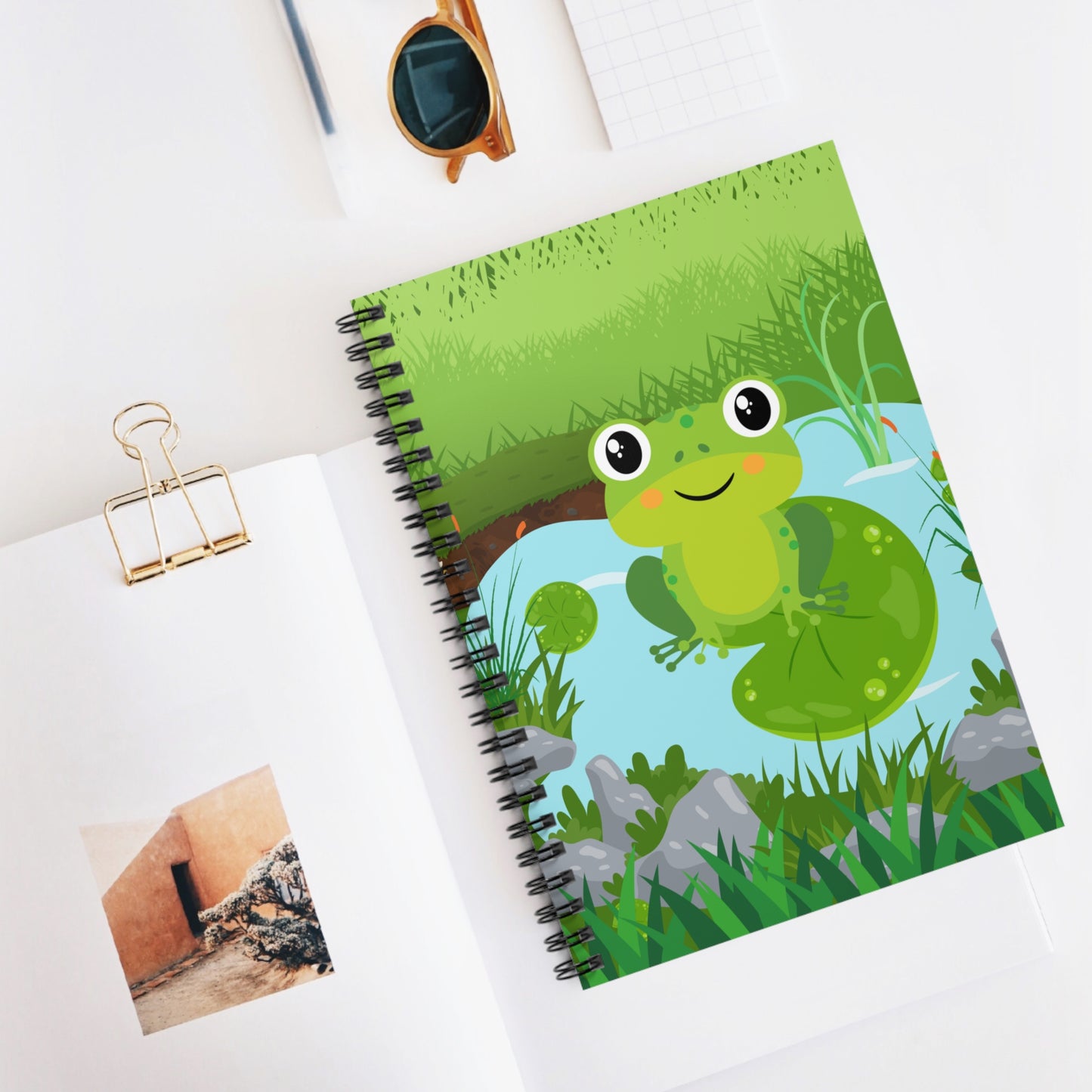 Froggy| Spiral Notebook - Ruled Line