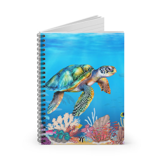 Sea Turtle | Spiral Notebook - Ruled Line