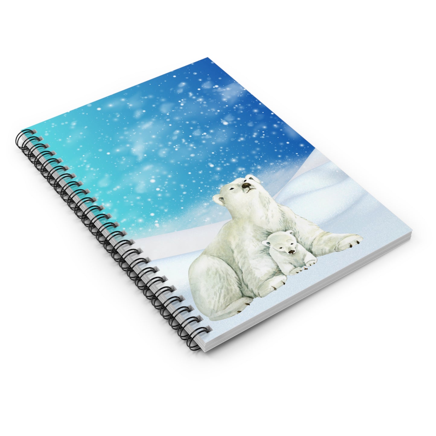 Polar Bear| Spiral Notebook - Ruled Line