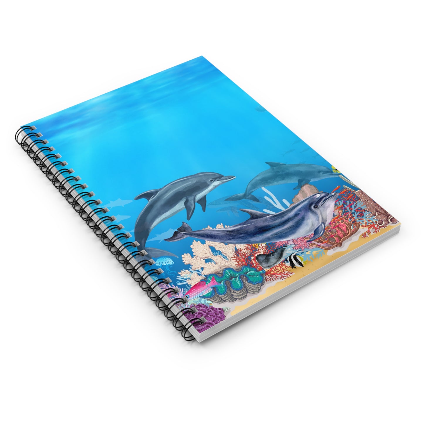 Dolphin | Spiral Notebook - Ruled Line