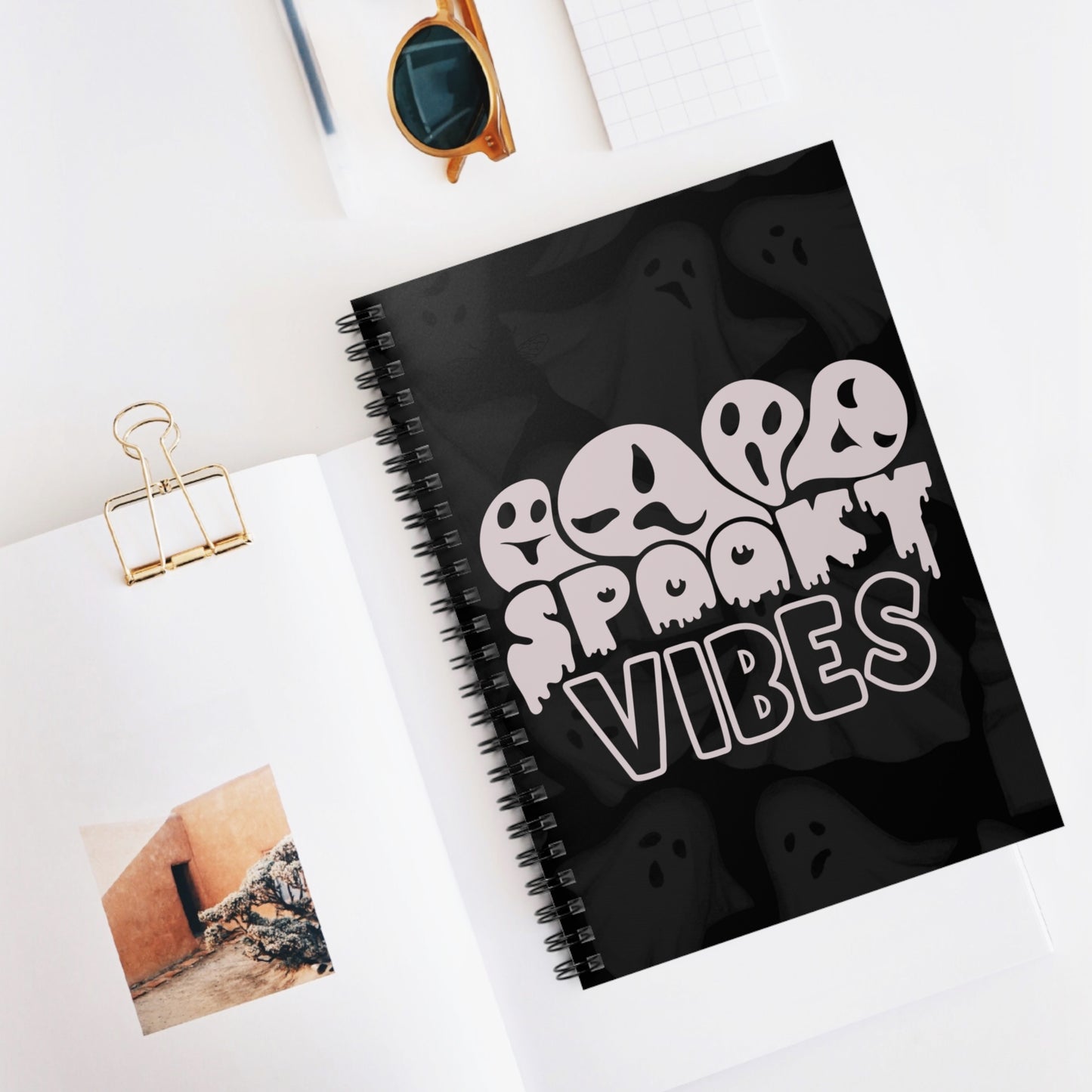 Spooky Vibes | Spiral Notebook - Ruled Line