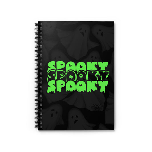 Green Spooky | Spiral Notebook - Ruled Line