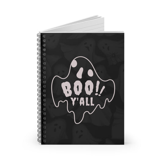 Boo Ya'll | Spiral Notebook - Ruled Line