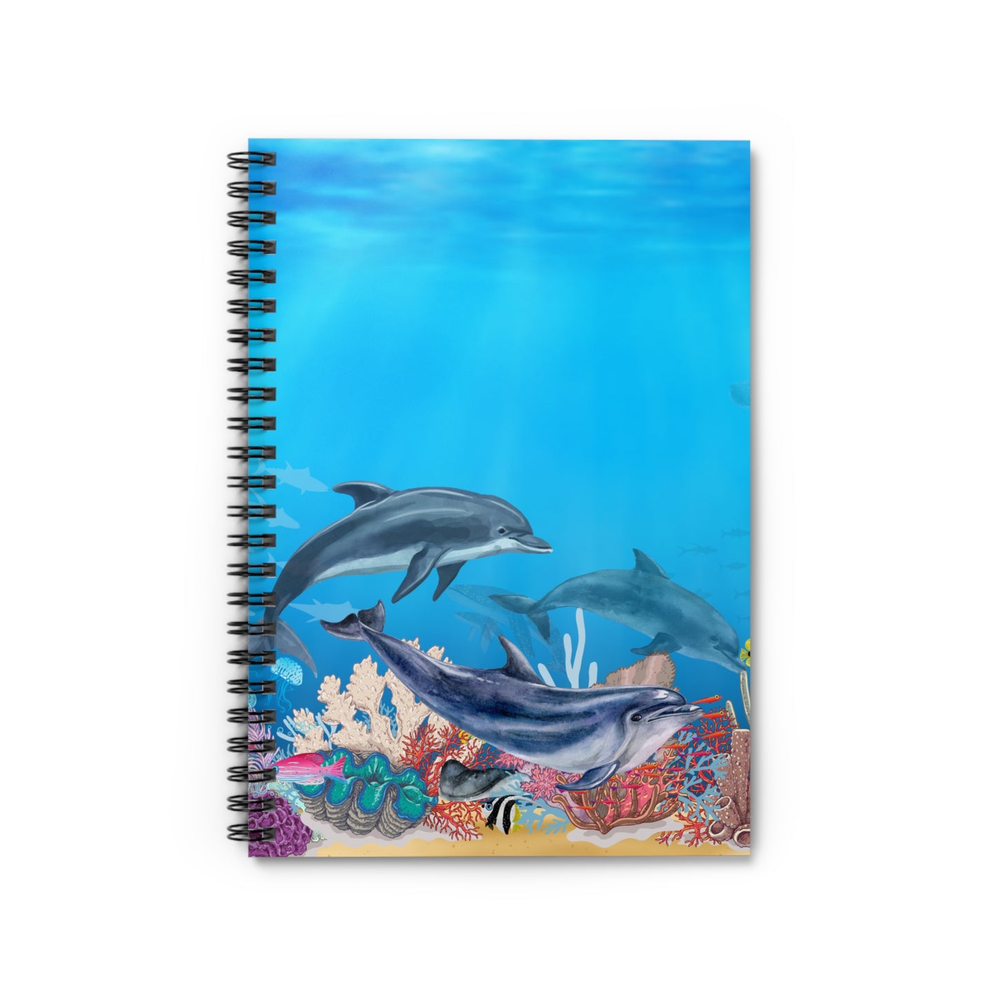 Dolphin | Spiral Notebook - Ruled Line
