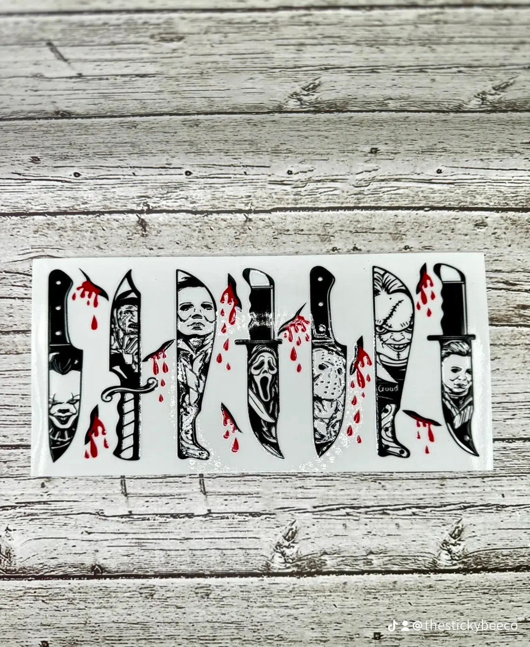 Halloween/Horror UV DTF Wraps