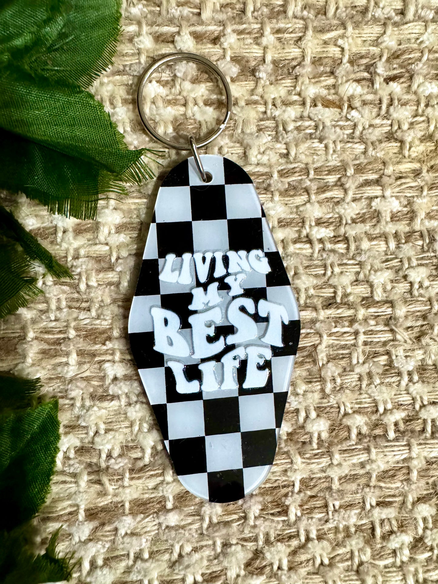 Best Life Acrylic Keychain