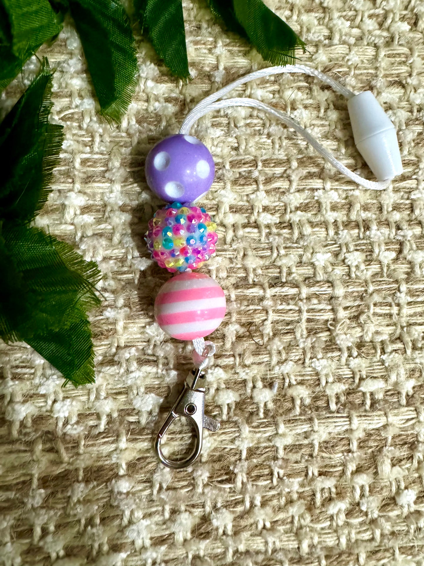 Purple/pink pastel. Fh