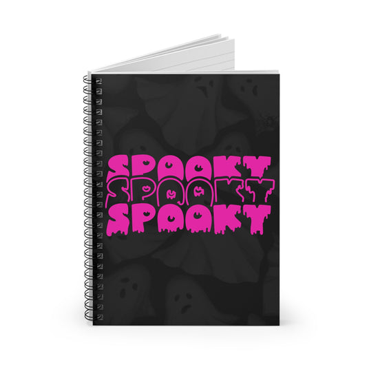 Pink Spooky | Spiral Notebook - Ruled Line