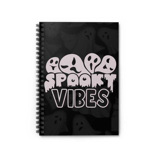 Spooky Vibes | Spiral Notebook - Ruled Line