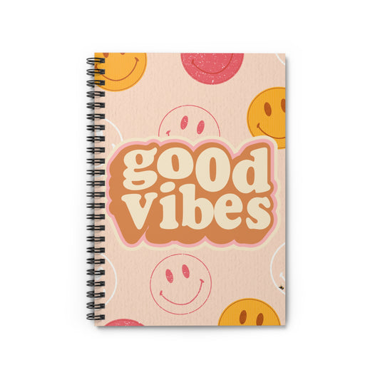 Good Vibes| Spiral Notebook - Ruled Line