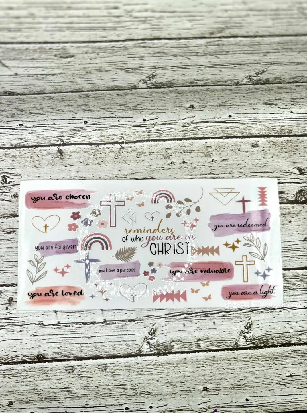Religious UVDTF Wraps