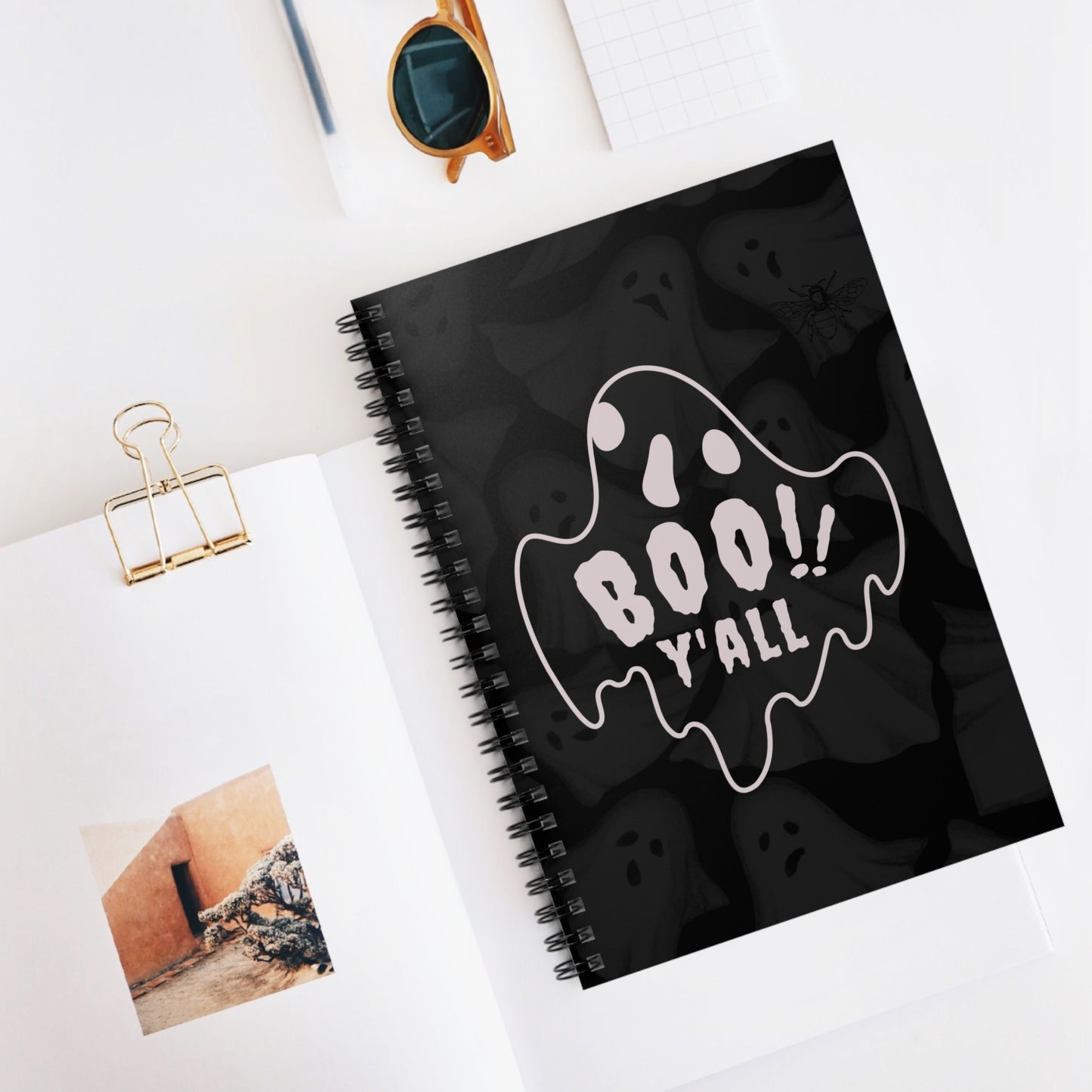 Boo Ya'll | Spiral Notebook - Ruled Line