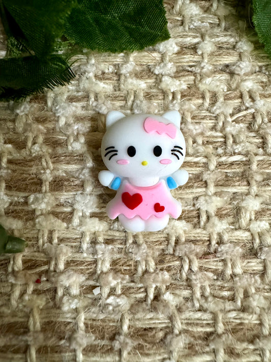 Kitty with heart dress. Fb