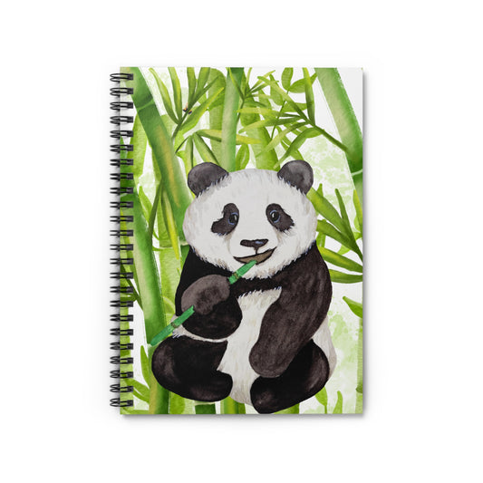 Panda| Spiral Notebook - Ruled Line