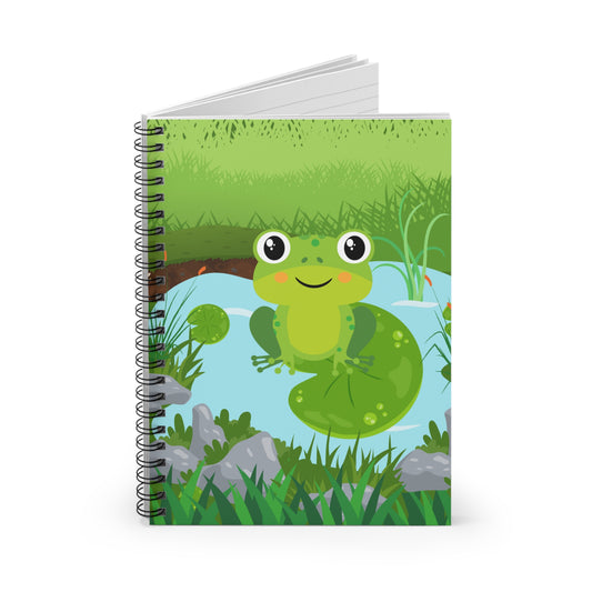 Froggy| Spiral Notebook - Ruled Line