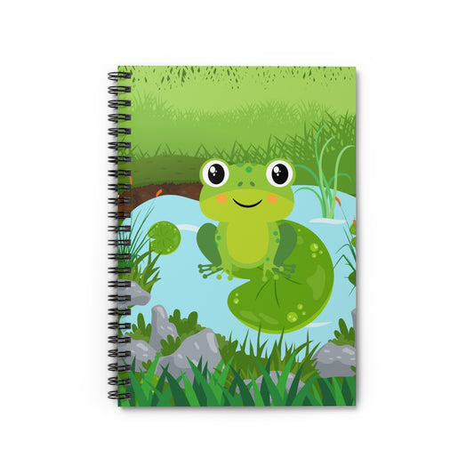 Froggy| Spiral Notebook - Ruled Line