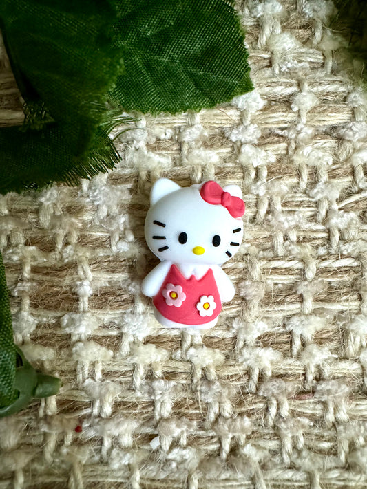 3d Kitty with flower dress.  Fb