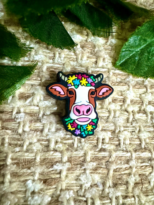 Cow w/ flower crown. F