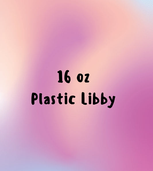 16oz Plastic Snowglobe