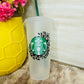 Floral Starbucks cold cup
